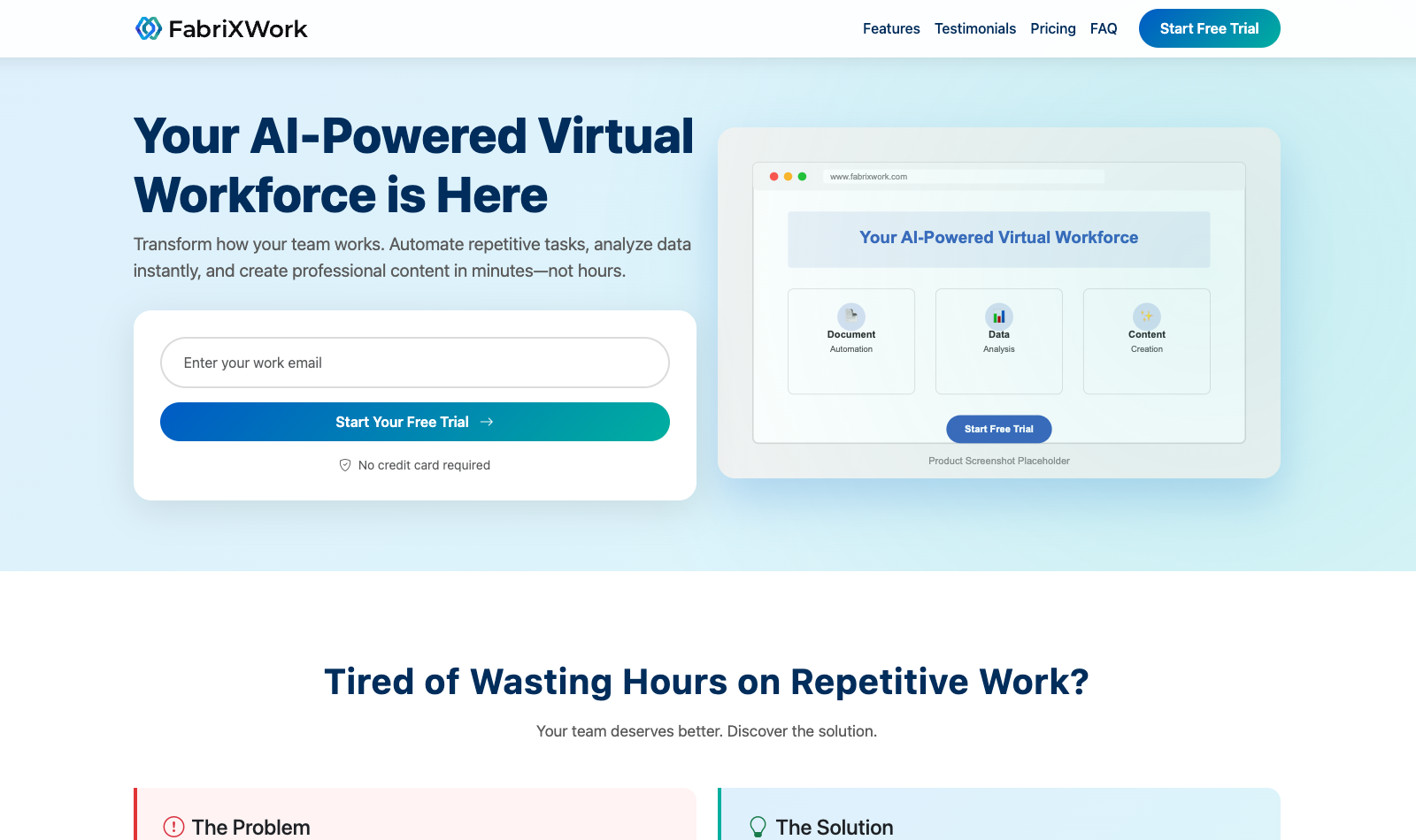 Product Launch Landing Page